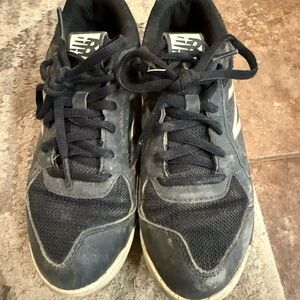 New Balance Men's Charcoal and Black Sneakers